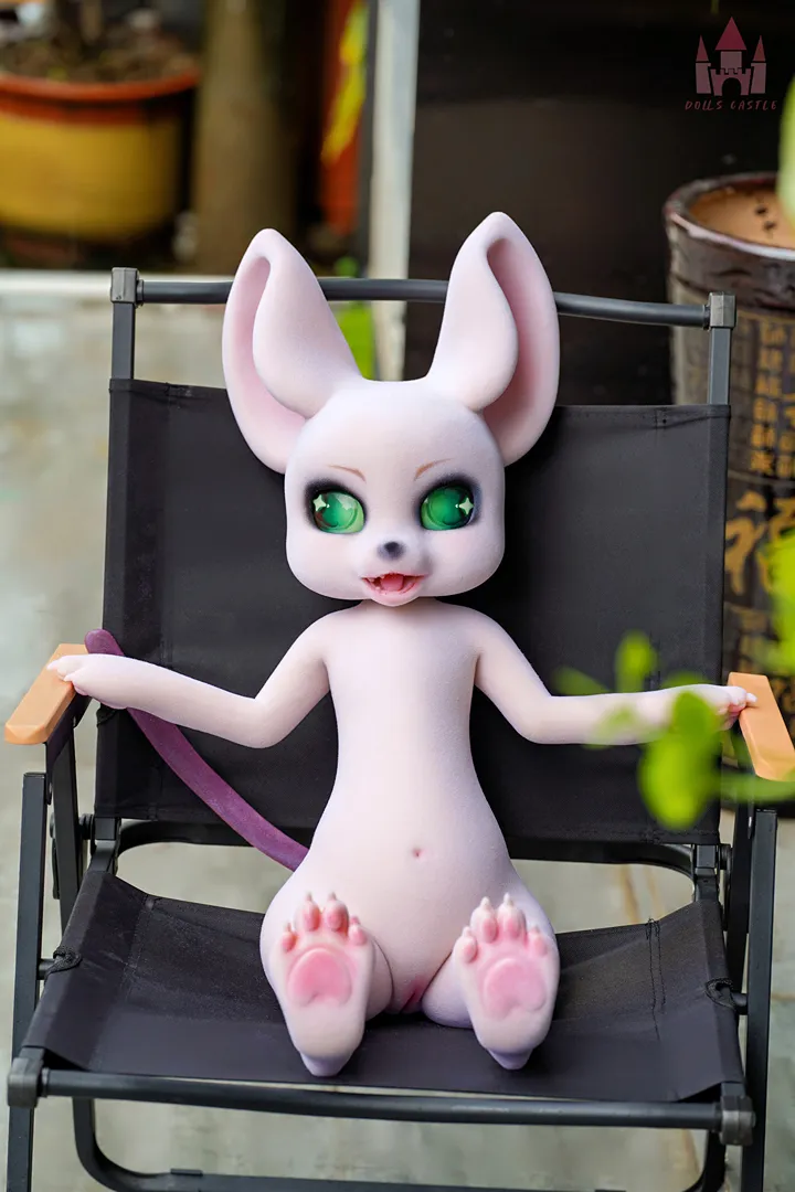 80cm (2ft7) Furry All-In-One Silicone Sex Doll Cheese Mouse with Fur